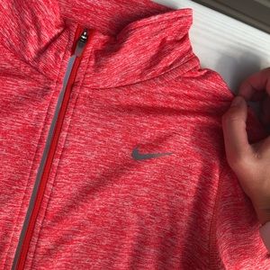 Pink & white nike jacket